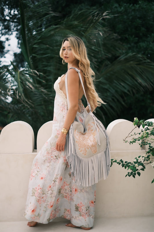 Bindi Fringe Bag | Off White