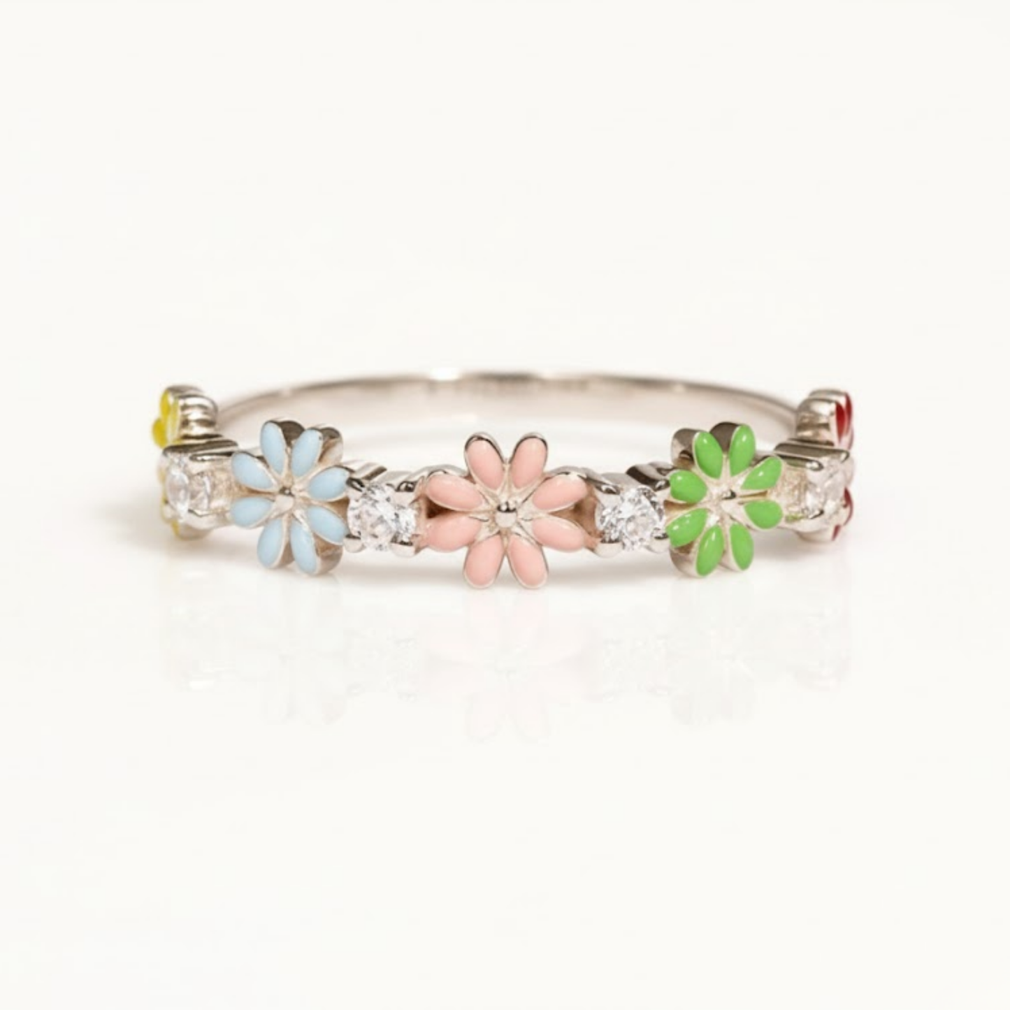 House of Hide Bloom Ring delicate petal-inspired silver ring symbolising beauty and sophistication