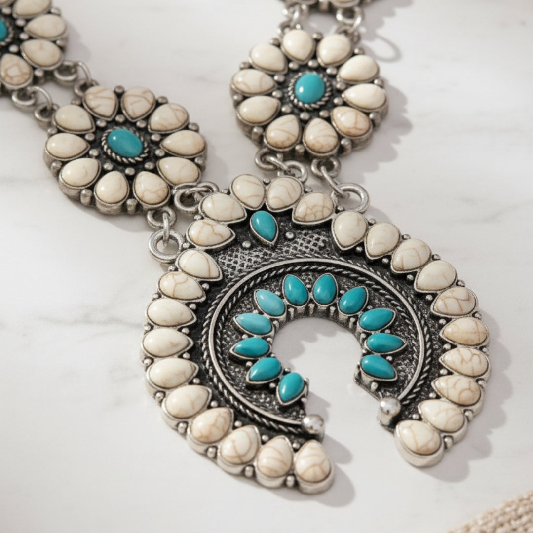 Bohemian Blooming Necklace Perth Australia Houseofhide symbolising growth, harmony, and modern boho-luxe style.