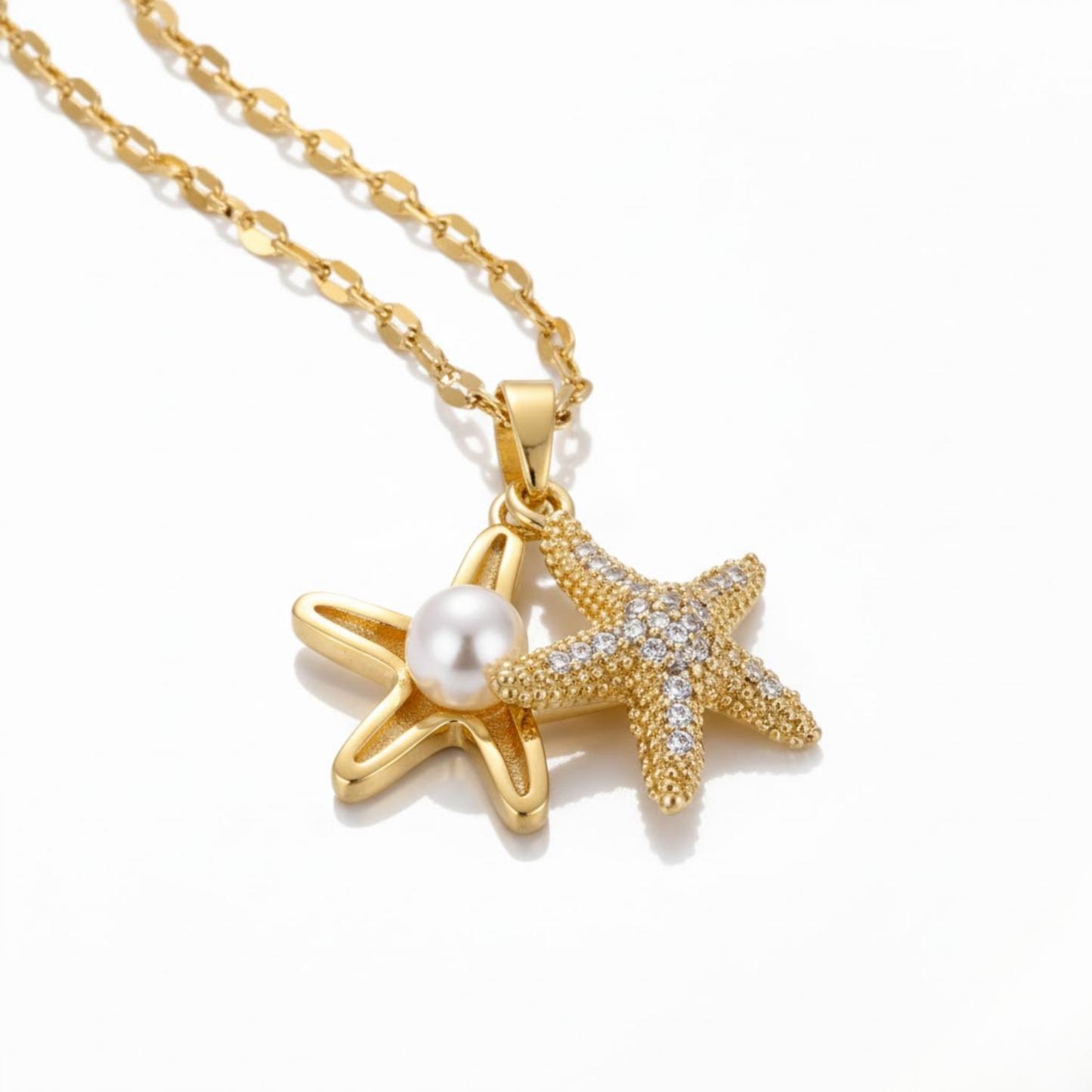 House of Hide Boho Starshine Pendant Necklace Perth Australia non-tarnish hypoallergenic gold boho necklace