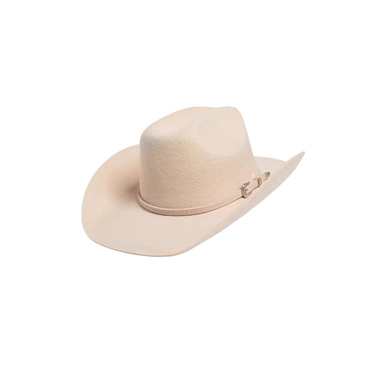 Cattleman Rancher Cowboy Hat in Oat brings warmth and depth to a timeless Western silhouette.