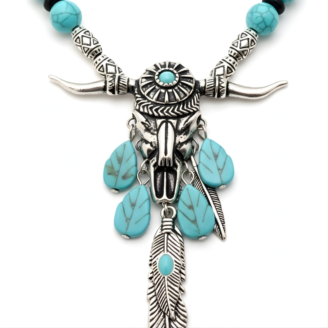 Elegant Coastal Dreamcatcher Necklace Perth Australia Houseofhide displayed on neutral background with feather and leaf charms.