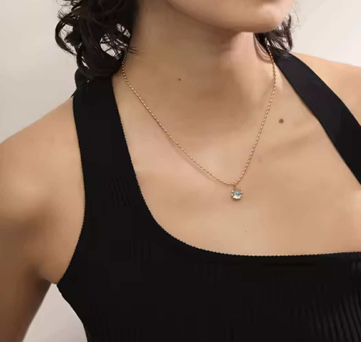 Country-boho silver necklace with dreamy dusk-inspired details