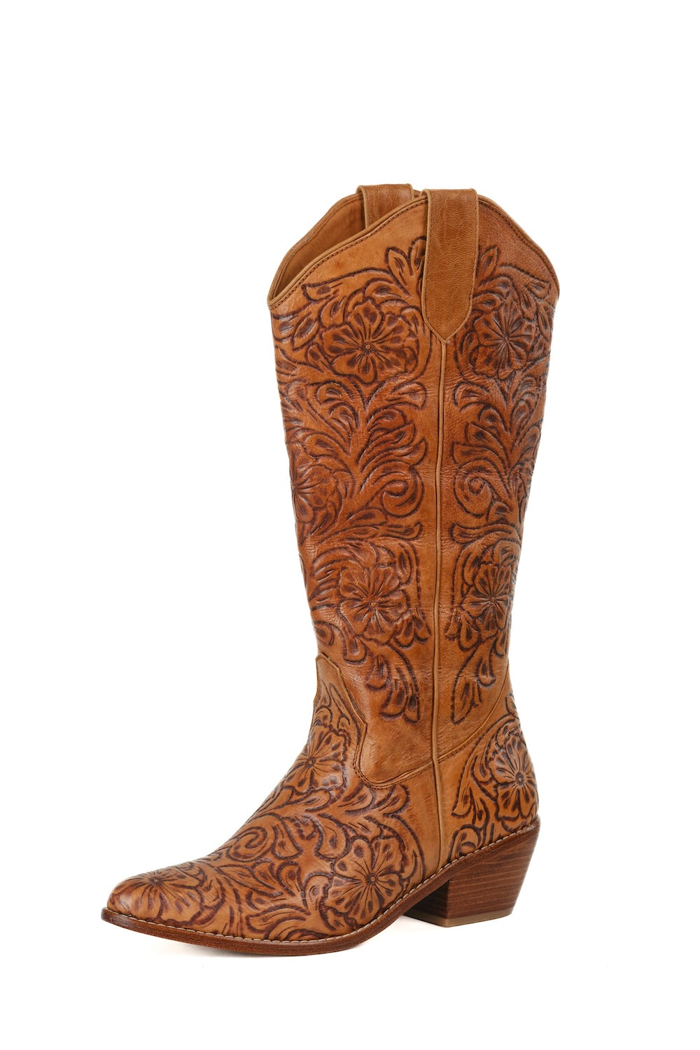 Wildflower Cowboy Boots | Tan
