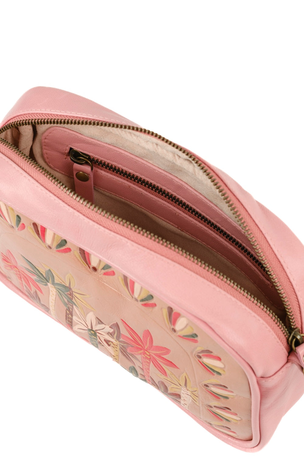 Coloured Palms Pink Bag