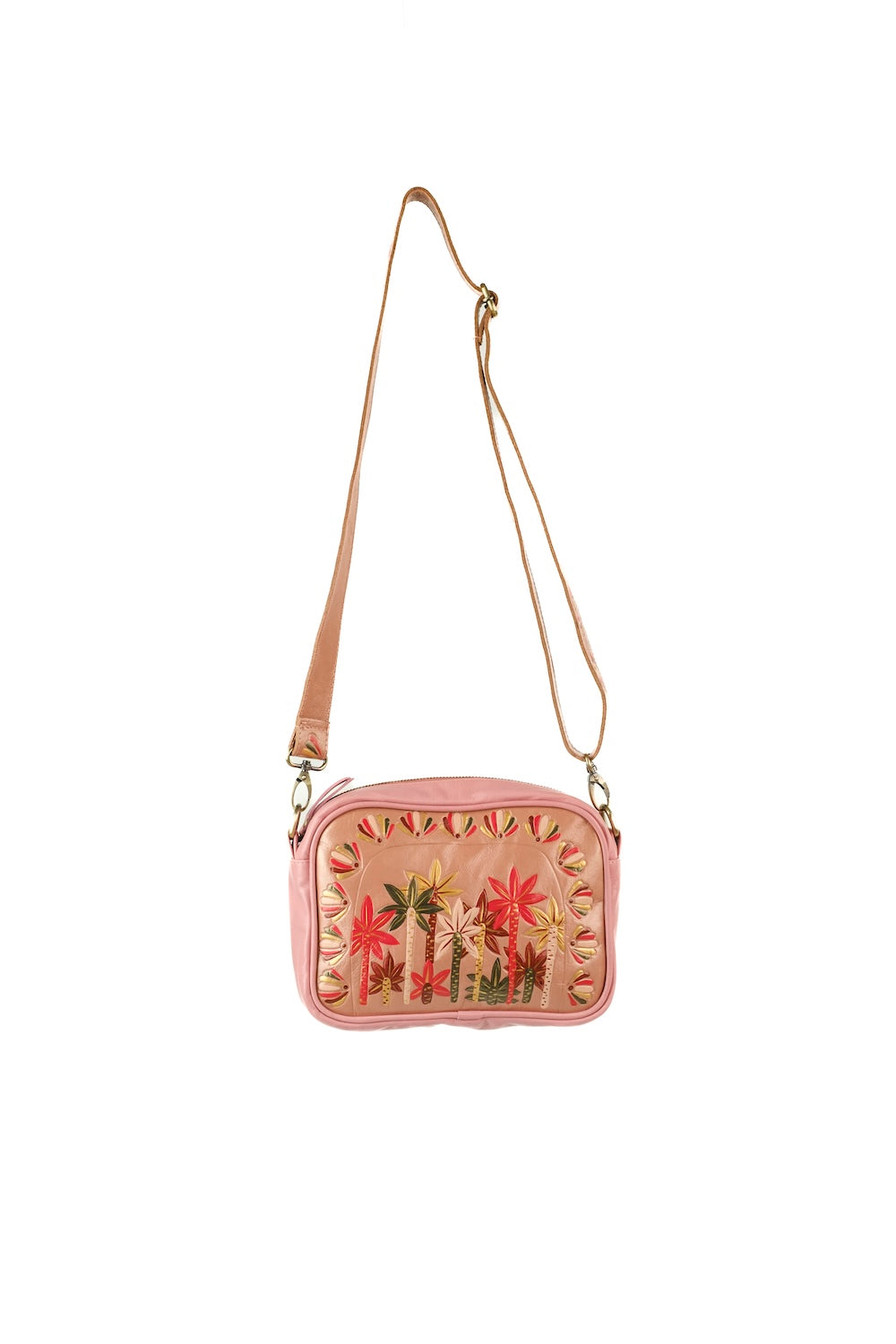 Coloured Palms Pink Bag