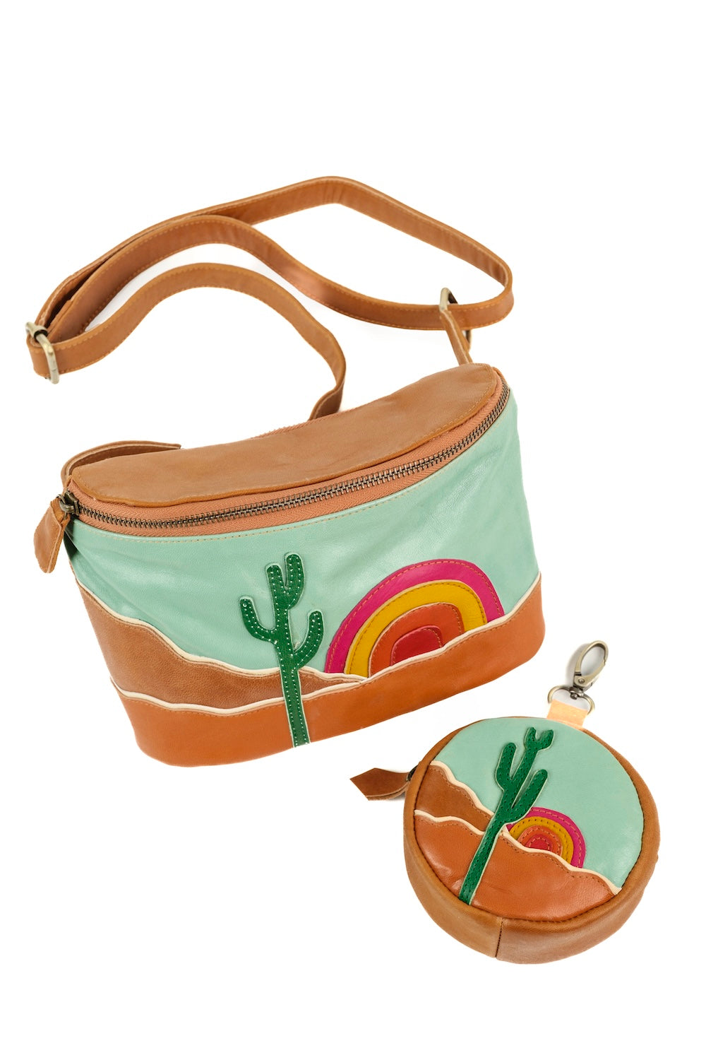 Desert Rainbow Cross Body and Coin Purse