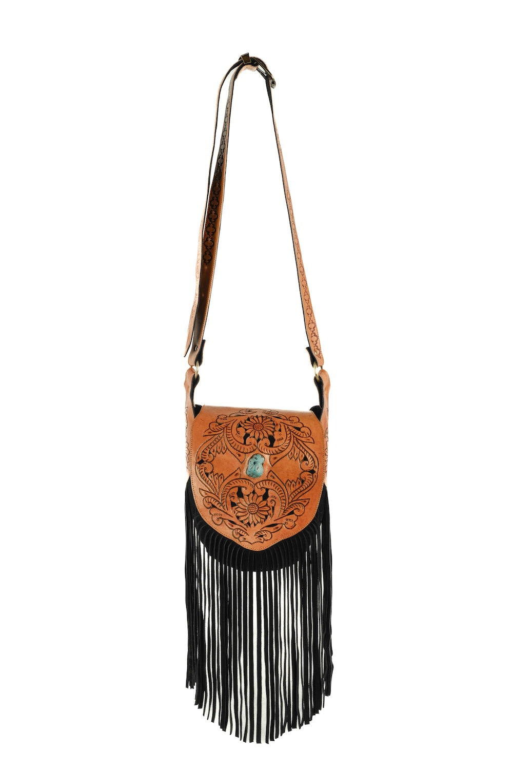 Montana Fringe Bag | Black