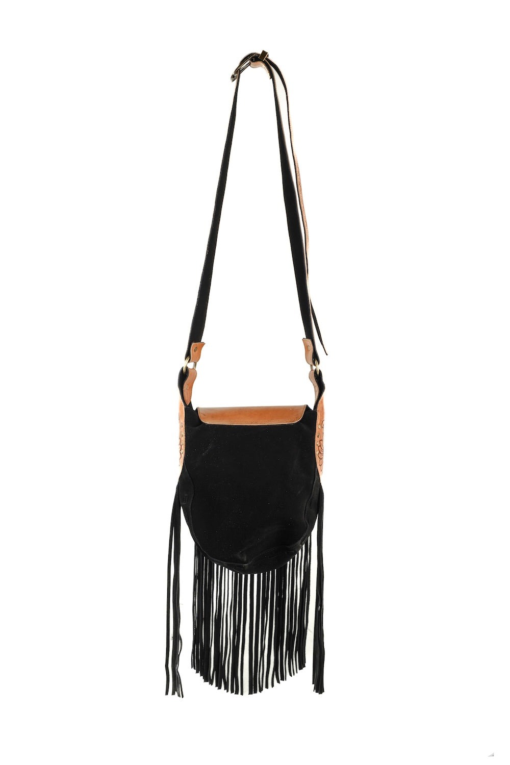 Montana Fringe Bag | Black