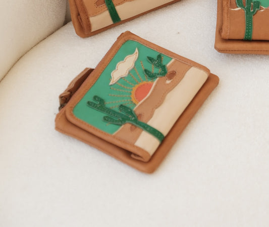 Desert Sun Wallet | Cactus Sunset