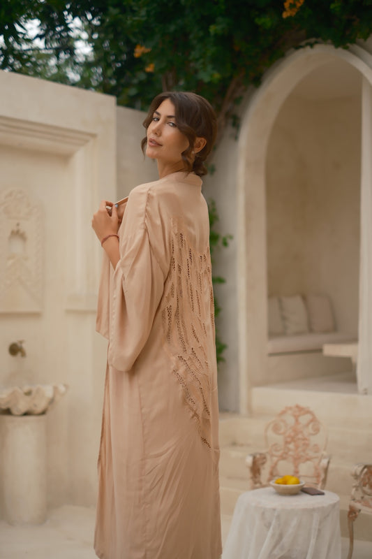 Winged Spirit Embroidered Kimono