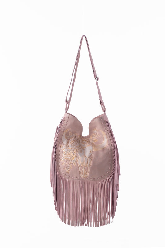 Bindi Fringe Bag | Blush