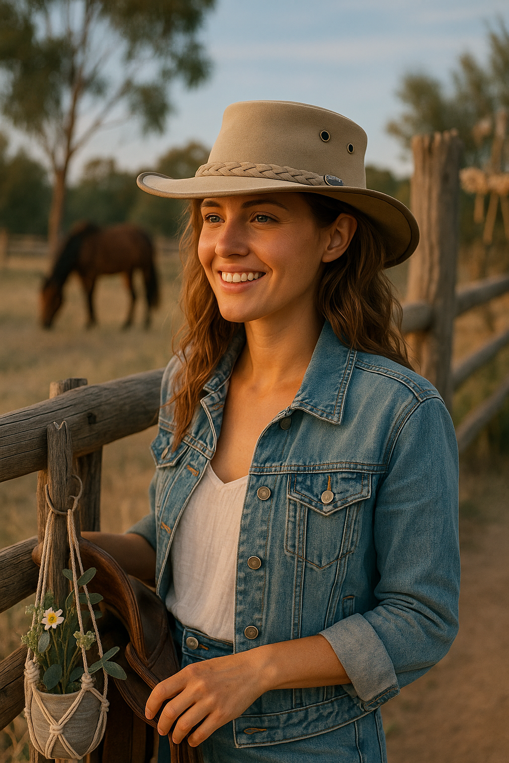 Durable Suede Leather, Wide Brim, Sun Protection, and Showerproof for All-Day Comfort Outdoors
