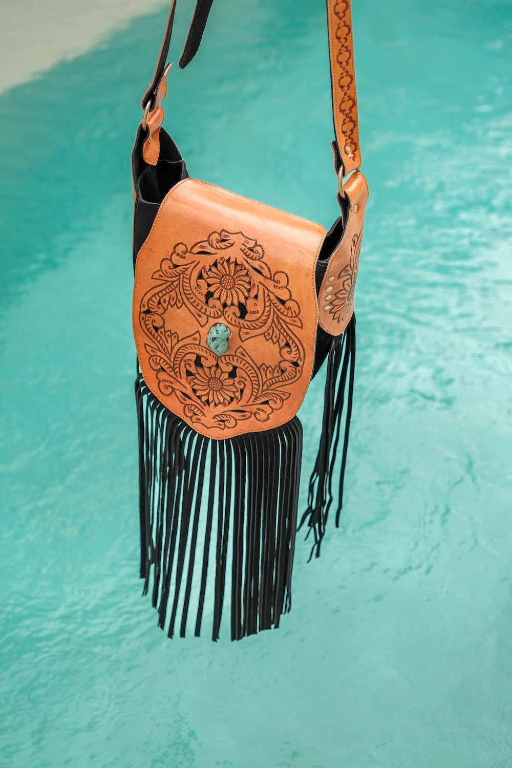 Montana Fringe Bag | Black