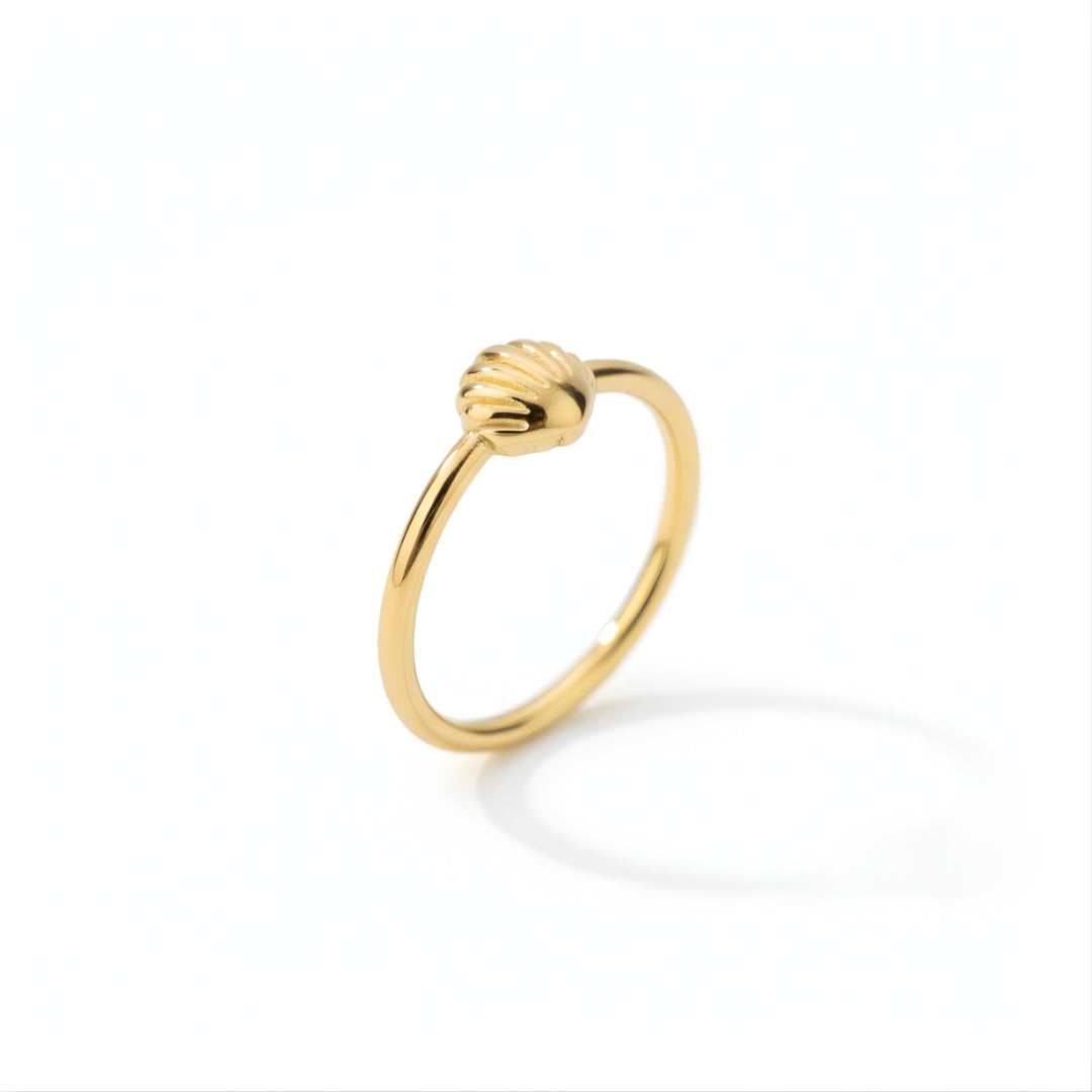 Gold Shoreline Ring Perth Australia beach-inspired gold ring perfect for vacations, casual, and everyday wear