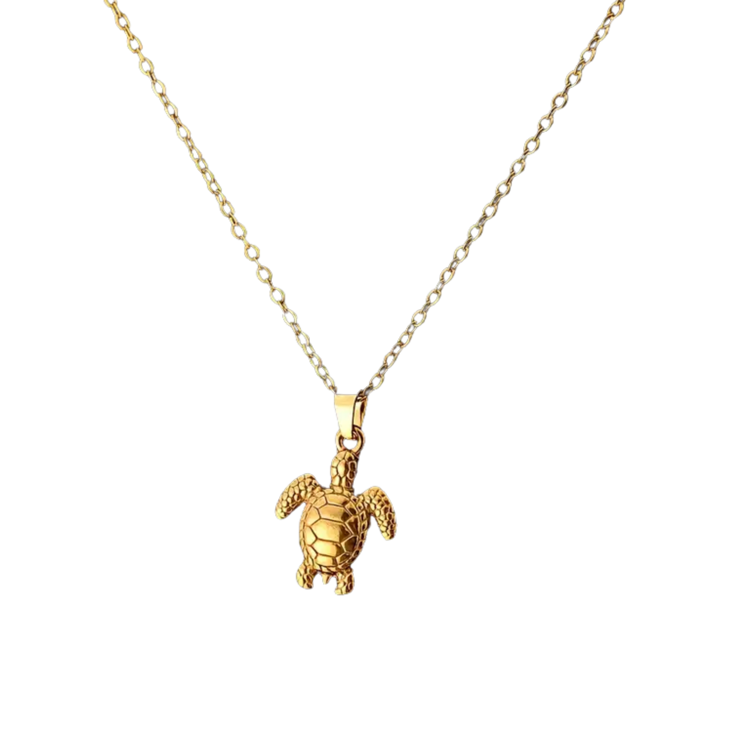 Gold Turtle Necklace Perth Australia coastal-inspired handmade necklace from House of Hide
