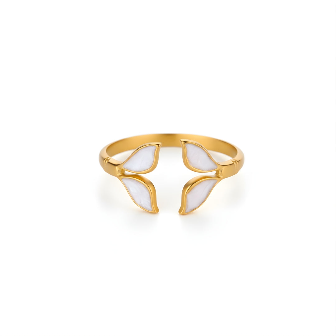 Elegant Golden Twin Tail Ring Perth Australia handcrafted ocean-inspired jewellery symbolising freedom and grace