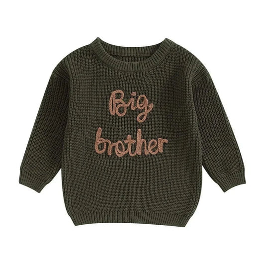 Green “Big Brother” Knit Jumper