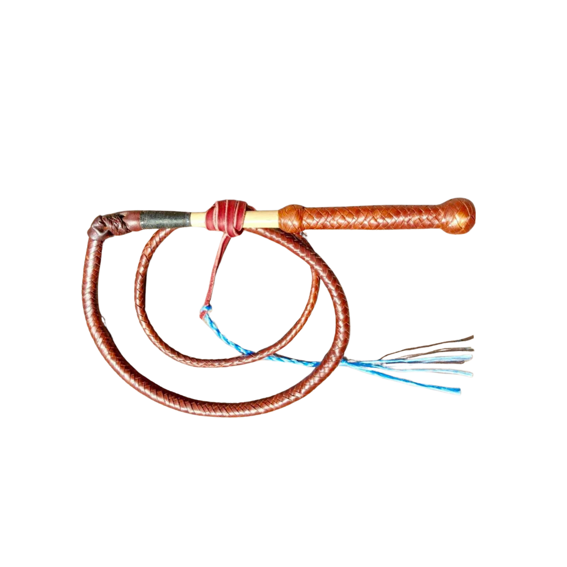 Handcrafted Kangaroo Hide Stock Whip 4ft