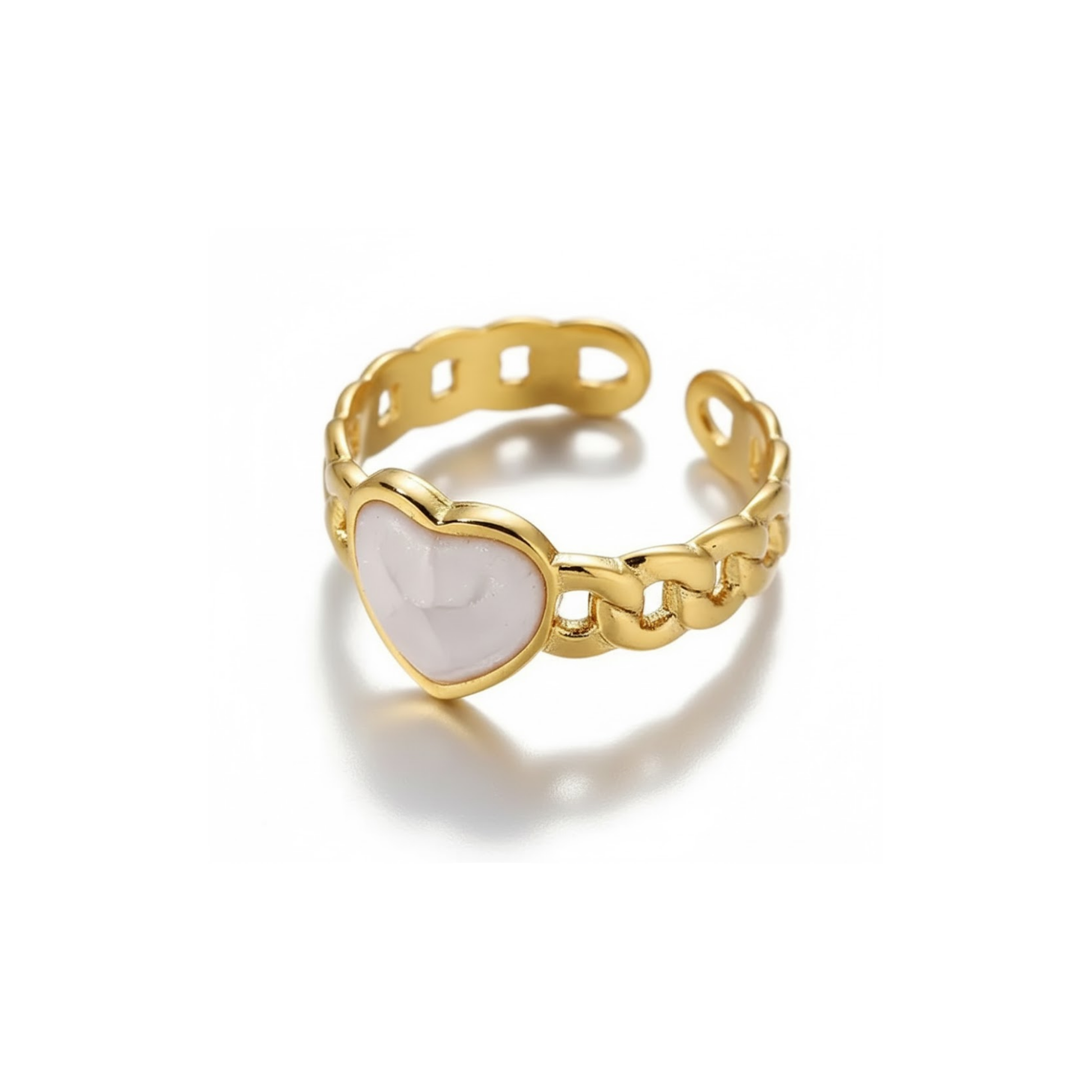 Elegant Heartlight Open Ring Perth Australia handcrafted romantic jewellery symbolising love and elegance