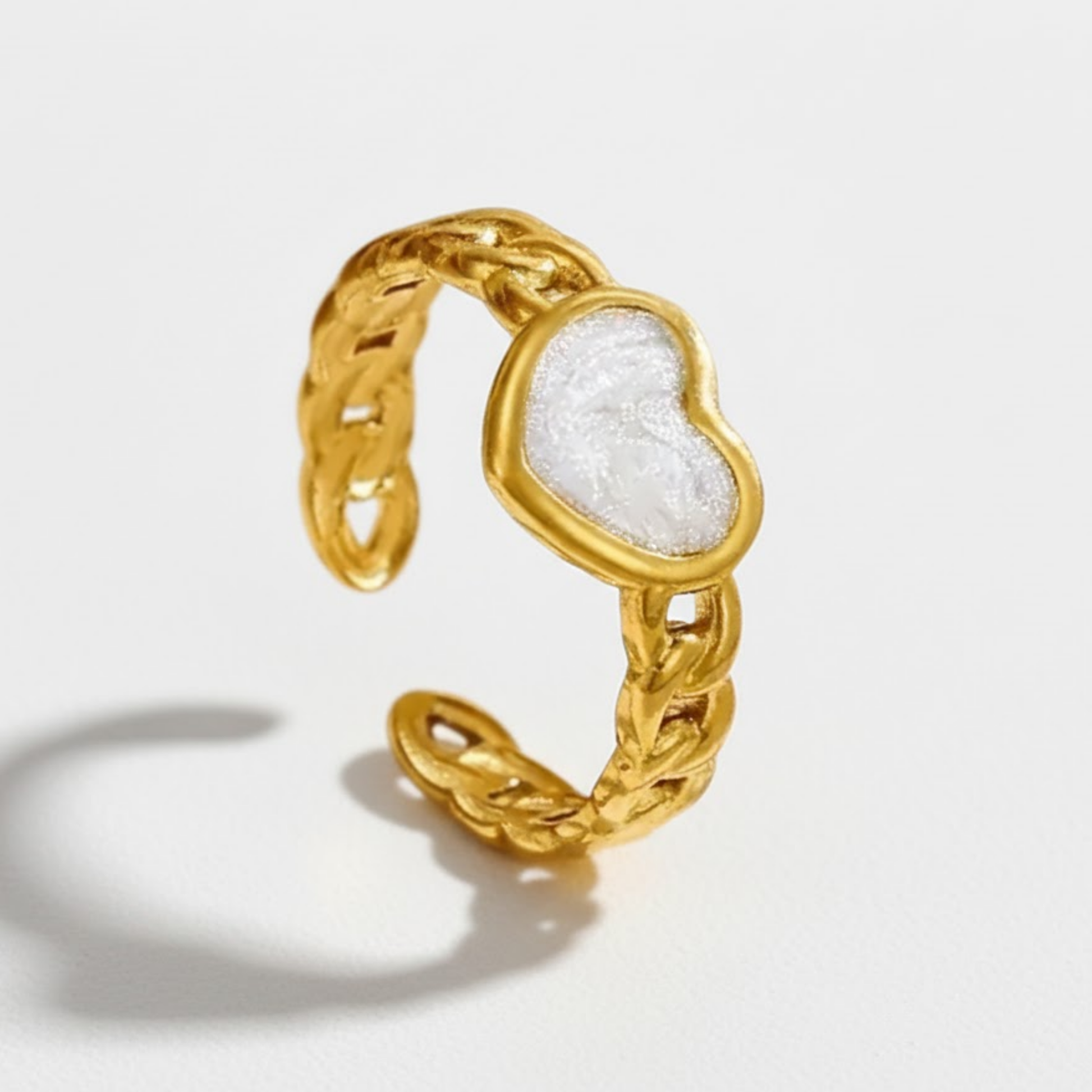 Heartlight Open Ring Perth Australia delicate open band ring for daily wear, celebrations, and heartfelt gifts