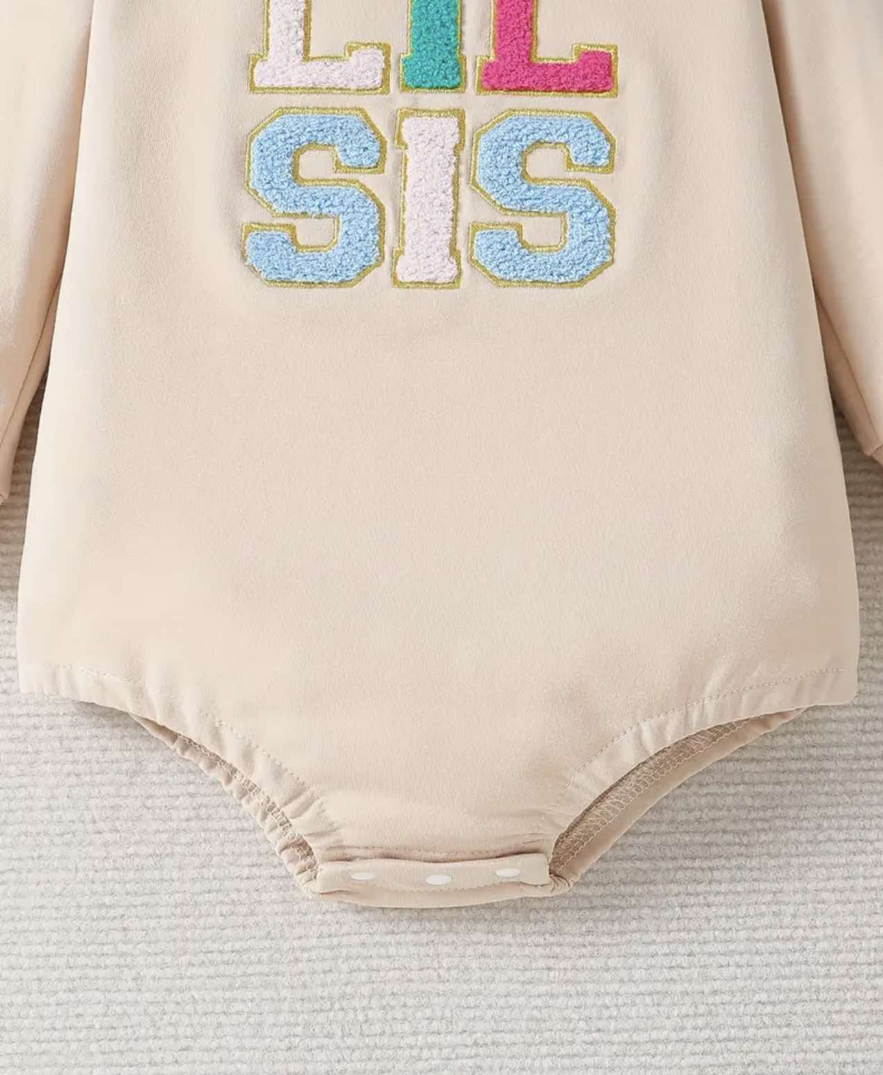 Lil Sis baby romper