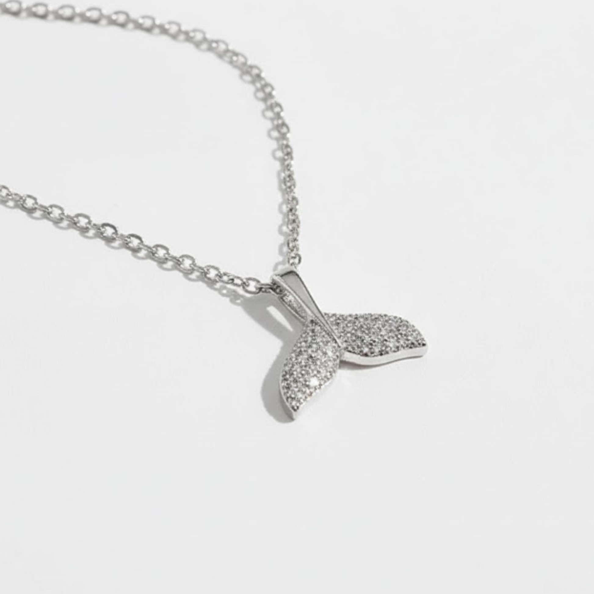 Moana Gleam Pendant Necklace Perth Australia lightweight mermaid tail pendant necklace for everyday and evening wear
