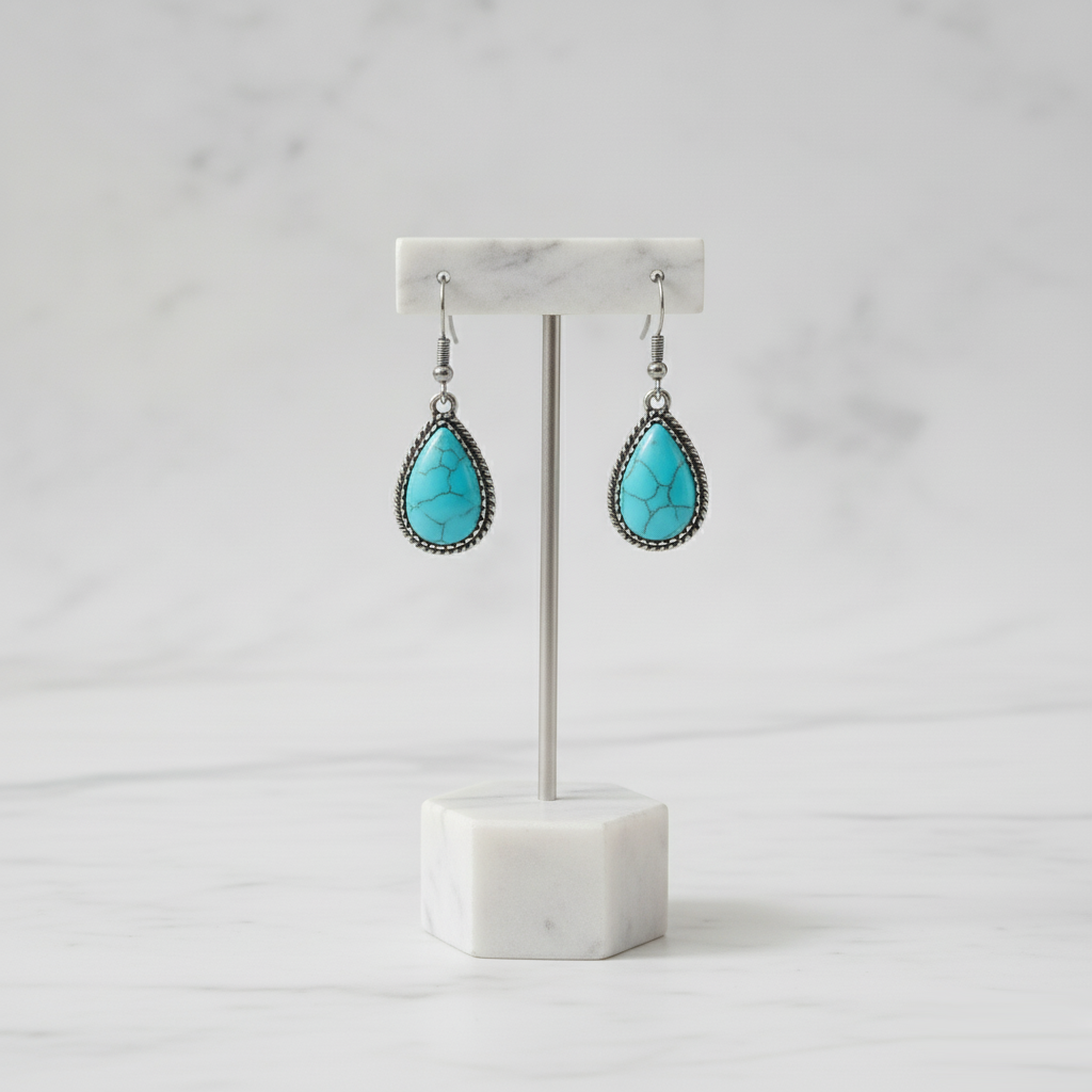 Handcrafted Ocean Dream Earrings Perth Australia elegant floral statement earrings from House of Hide