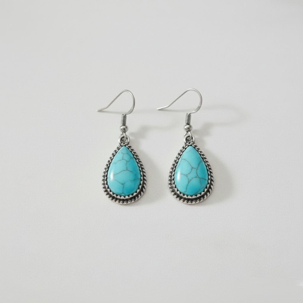 House of Hide Ocean Dream Earrings Perth Australia vintage-inspired copper beadwork jewellery
