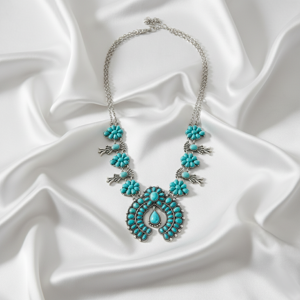 House of Hide Ocean Dream Necklace Perth Australia vintage-inspired copper beadwork jewellery