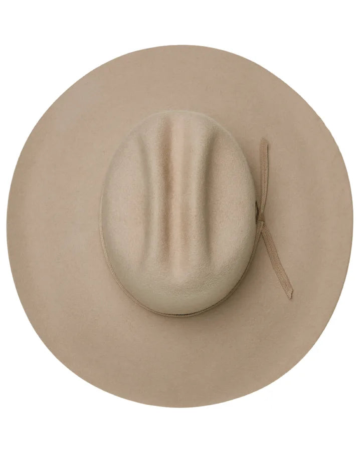 Serpentine Wide Brim Hat | Light Cream