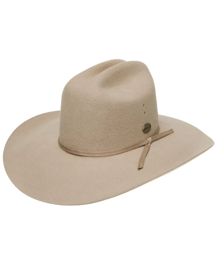 Serpentine Wide Brim Hat | Light Cream