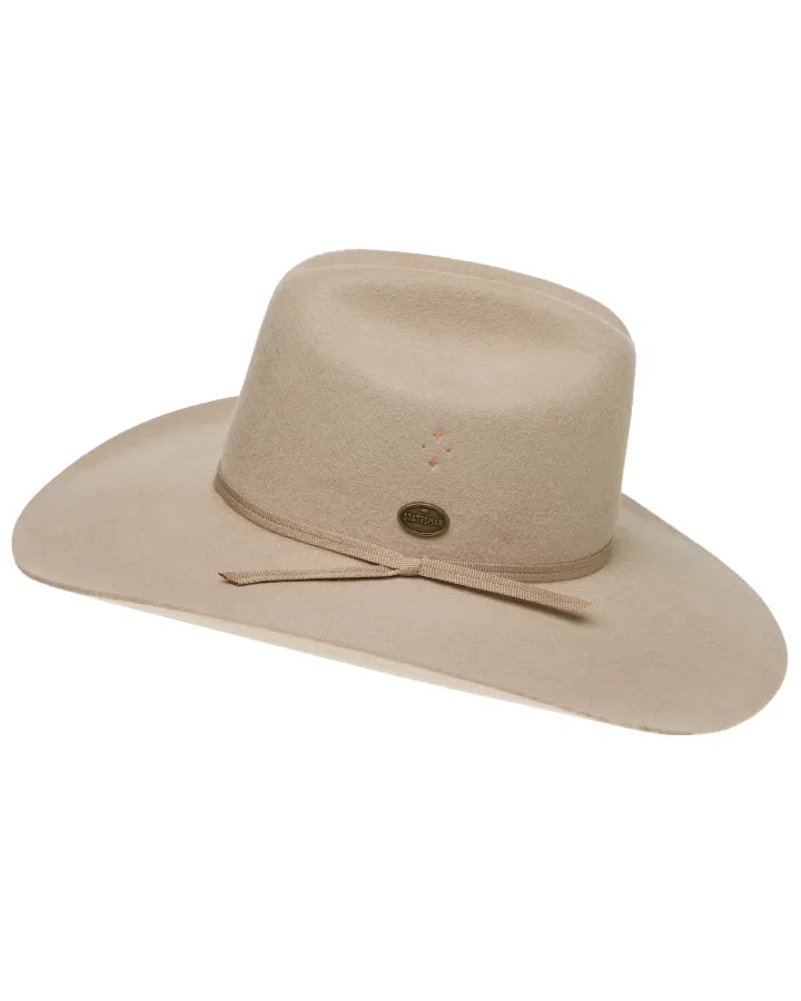 Serpentine Wide Brim Hat | Light Cream