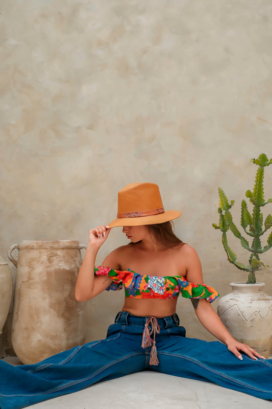 Shop House of Hide leather hats—handcrafted, genuine leather designs with a western-boho edge. Durable, timeless styles made for everyday wear.