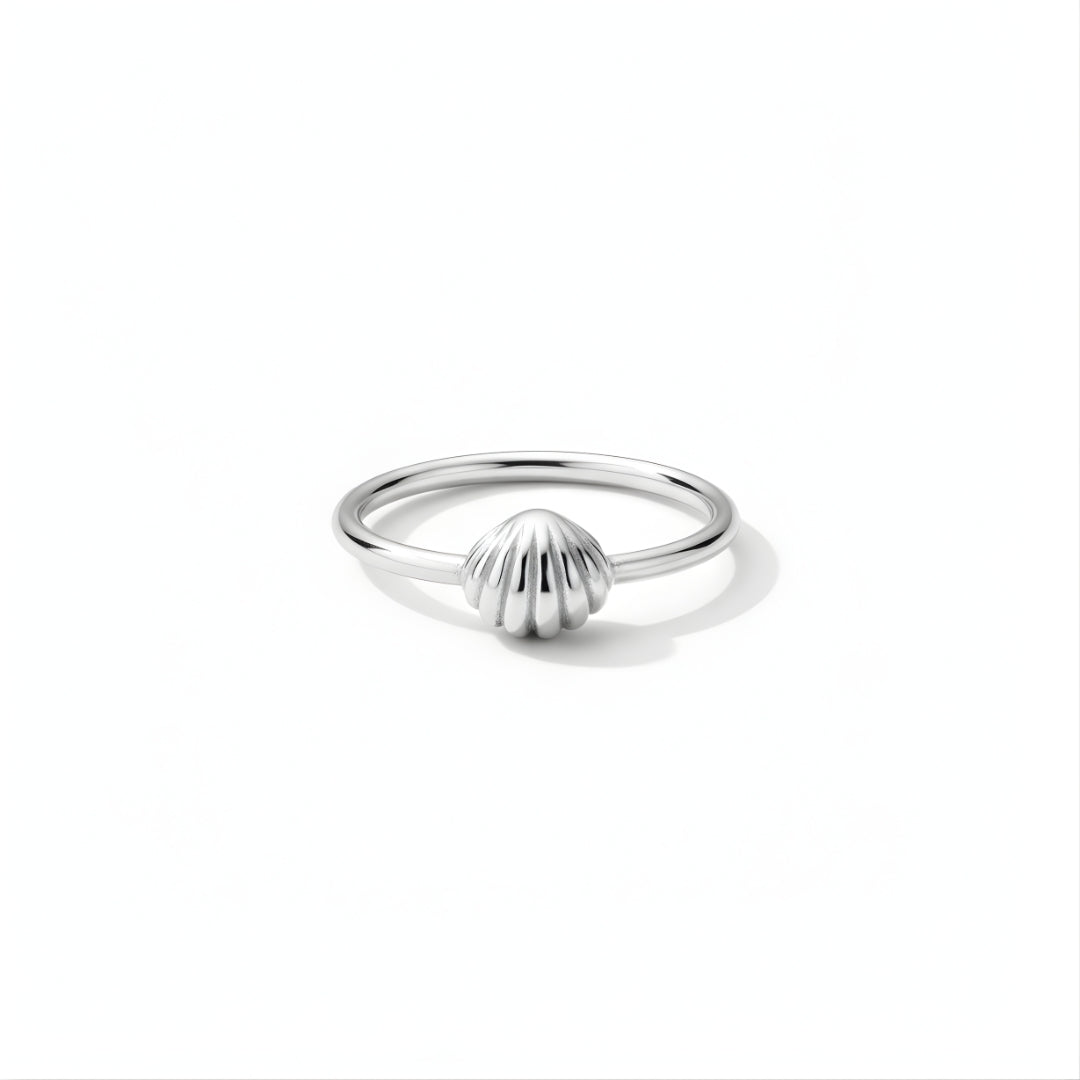 Stylish Silver Shoreline Ring Perth Australia House of Hide ocean-themed stainless steel ring with timeless charm

