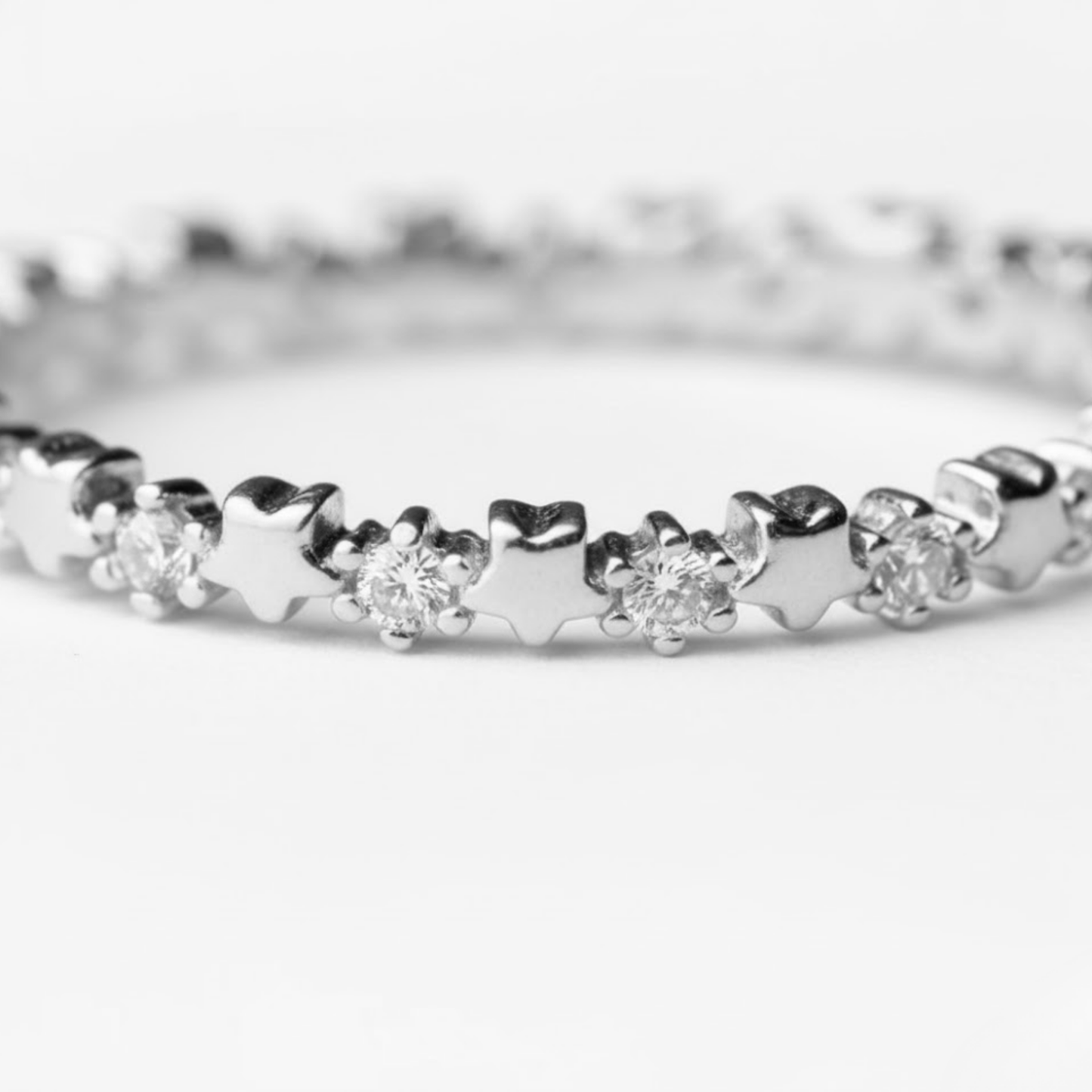 House of Hide Silver Starlight Promise Ring sparkling silver band ring symbolising love, hope, and connection