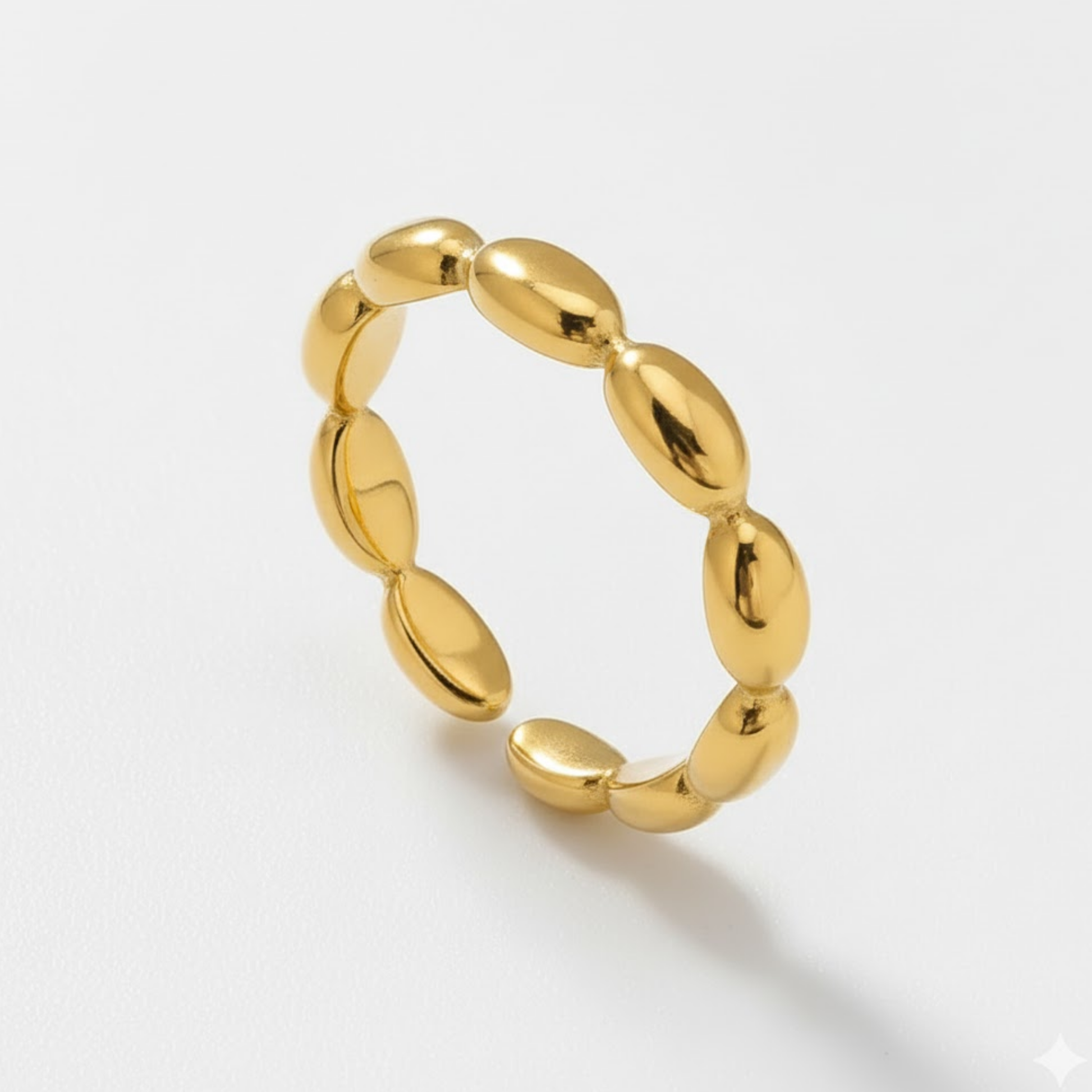 Urban Edge Ring Perth Australia Houseofhide sleek stainless steel ring photographed for product detail