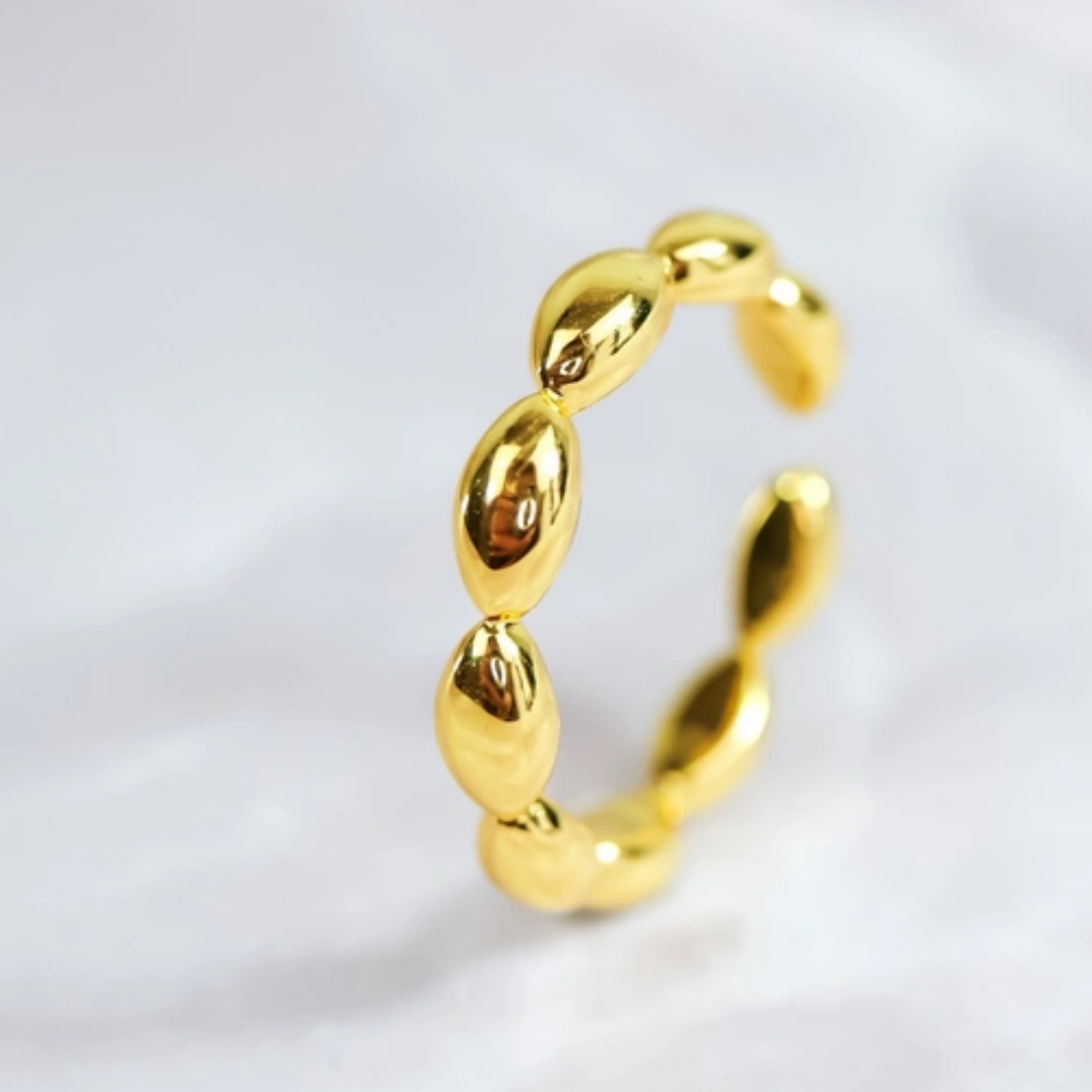 Urban Edge Ring Perth Australia Houseofhide minimalist geometric ring displayed on neutral background