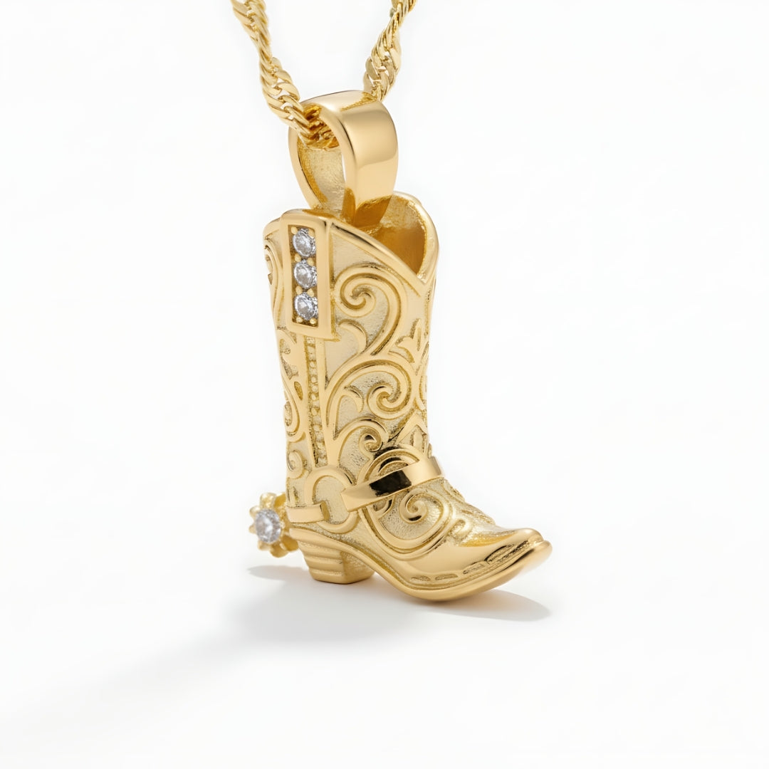 Western TropiCowgirl Necklace Perth Australia Houseofhide symbolising western charm and tropical-inspired elegance.