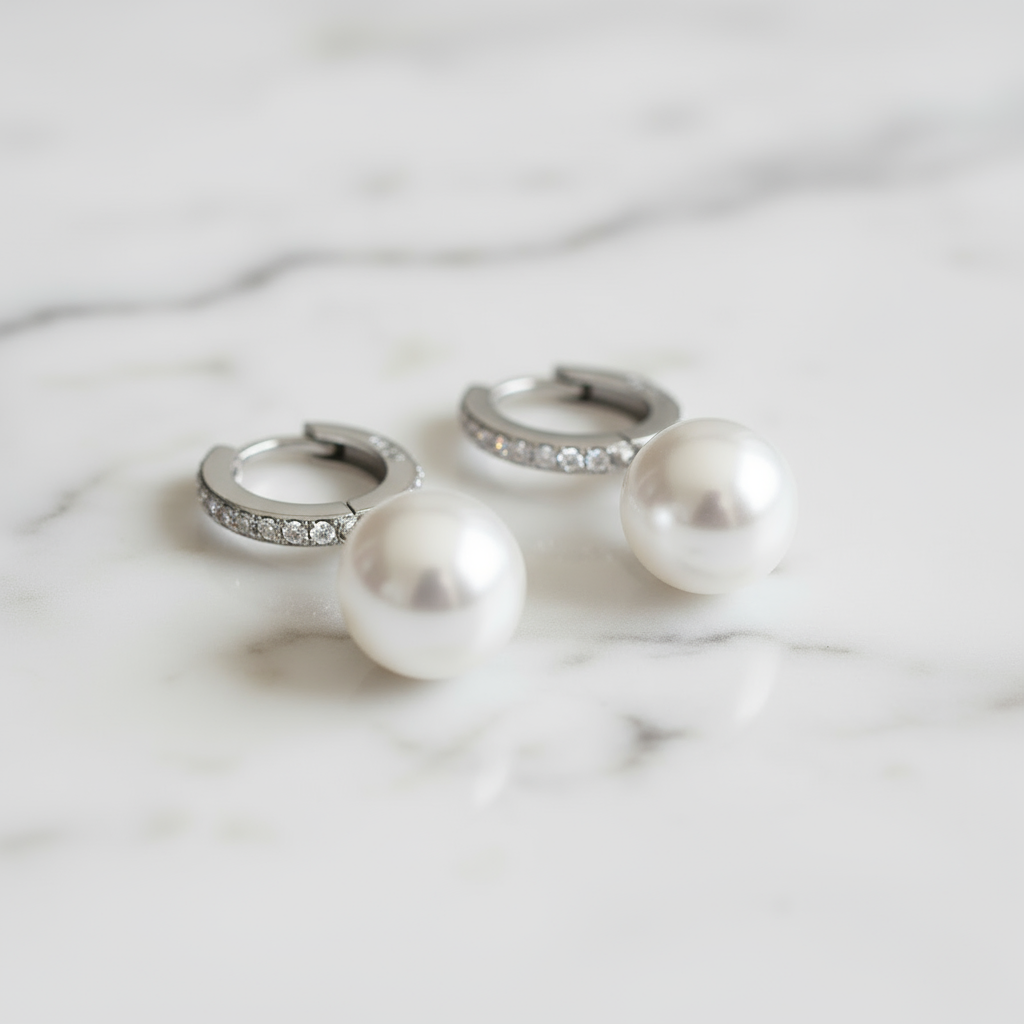 Luna Pearl Drop Earrings