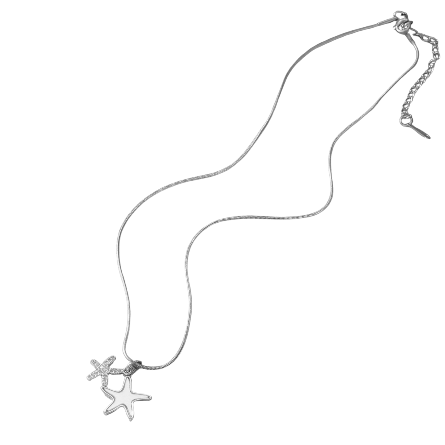 Close-up Ocean Starfish Necklace Perth Australia Houseofhide showing starfish detail.