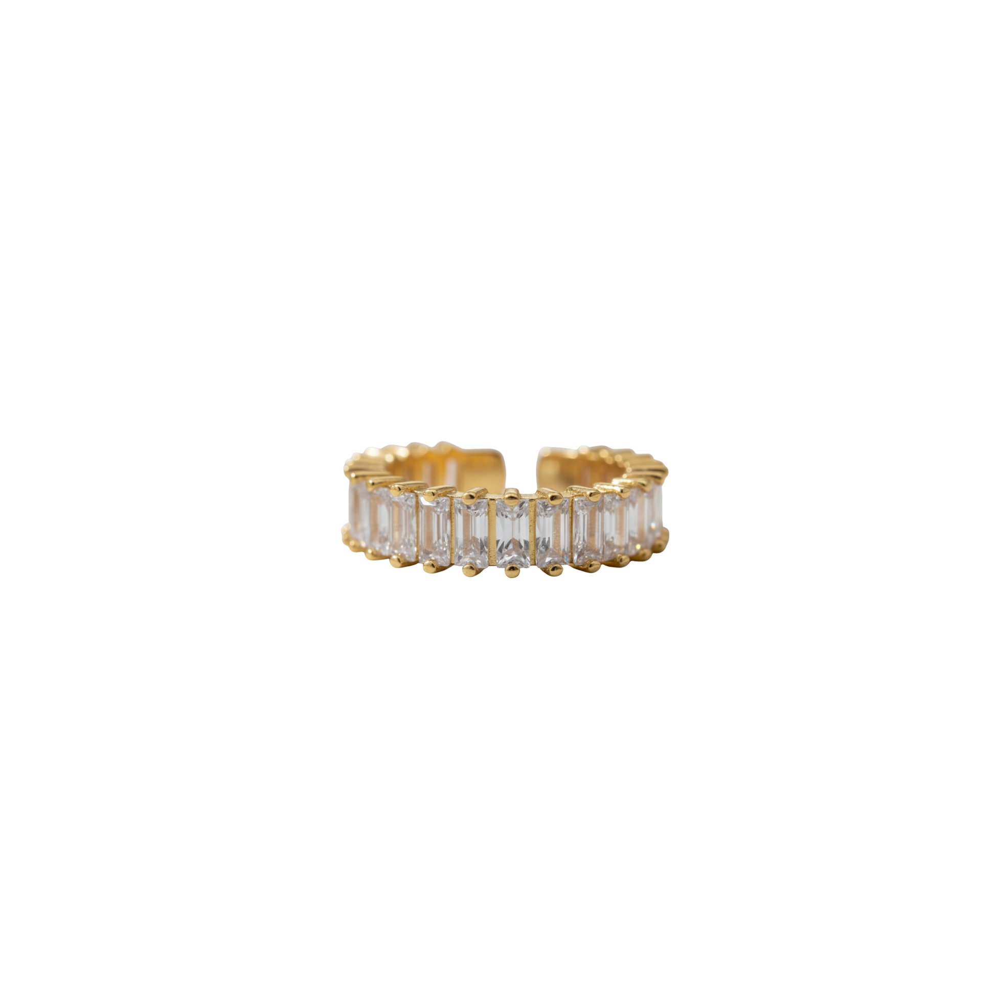Sunset Bloom Ring Perth Australia House of Hide durable gold ring with delicate zircon detail